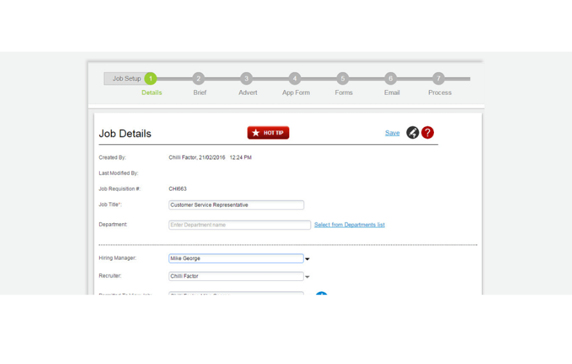 ONLINE RECRUITMENT & CONSULTING SOFTWARE screenshot 1